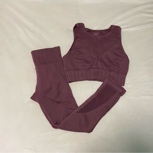 Athleta Purple Gym Set Size S/M